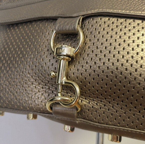 Rebecca Minkoff Rose Gold Metallic Crossbody Bag - Picture 14 of 16